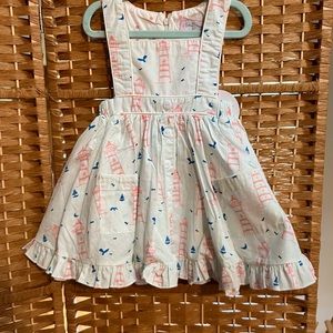 Sweet Honey Lighthouse Pinafore 2T